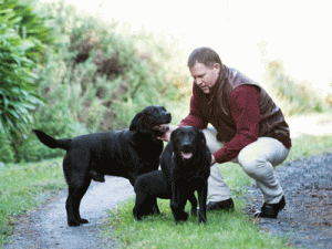 Simon with Mabo, Bruce & Dave